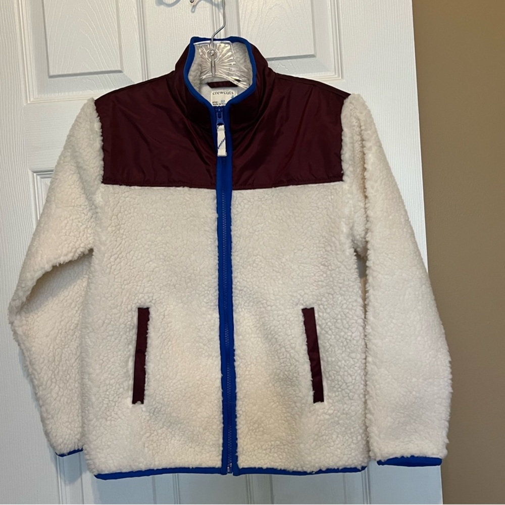 NWT Kids Crewcuts Zip Up Jacket Size 12